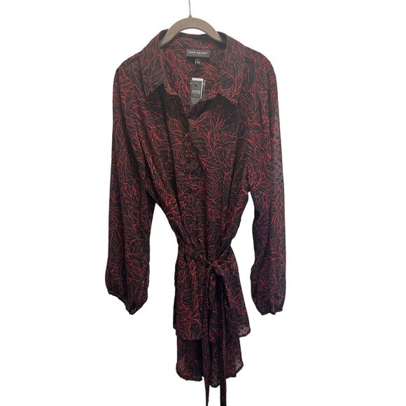 NWT Lane Bryant  No Peak Collection Blouse size 18 - Picture 1 of 11